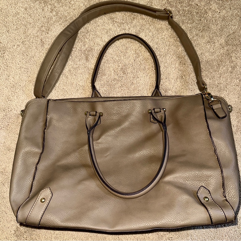 Elegant Tan Tote Bag